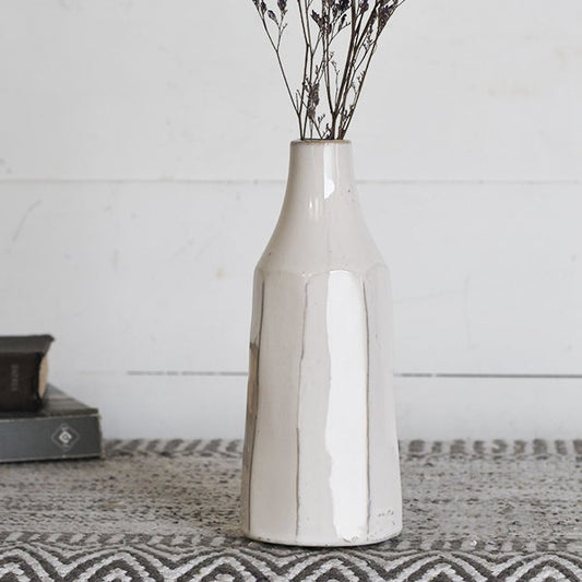 Pleated Artisan Vase