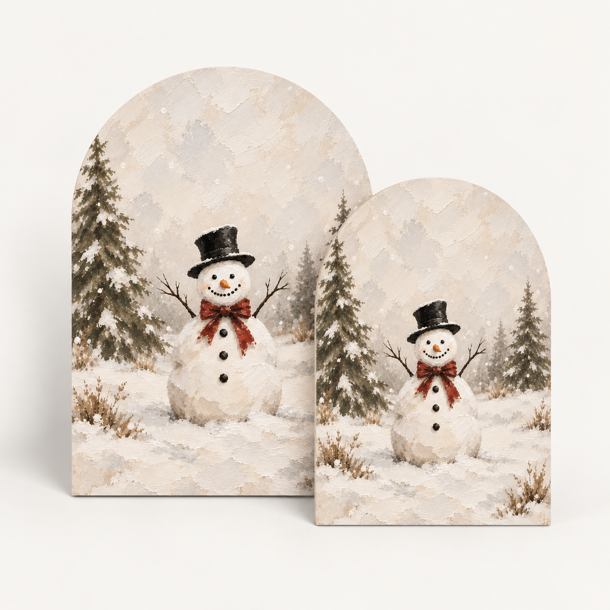 Cheery Snowman Arch