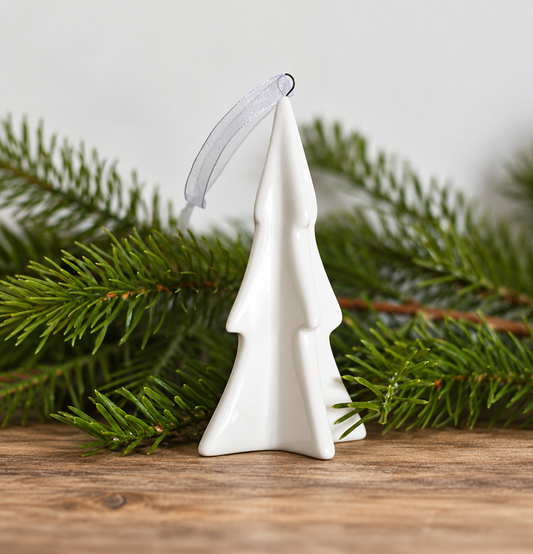 White Tree Ornament