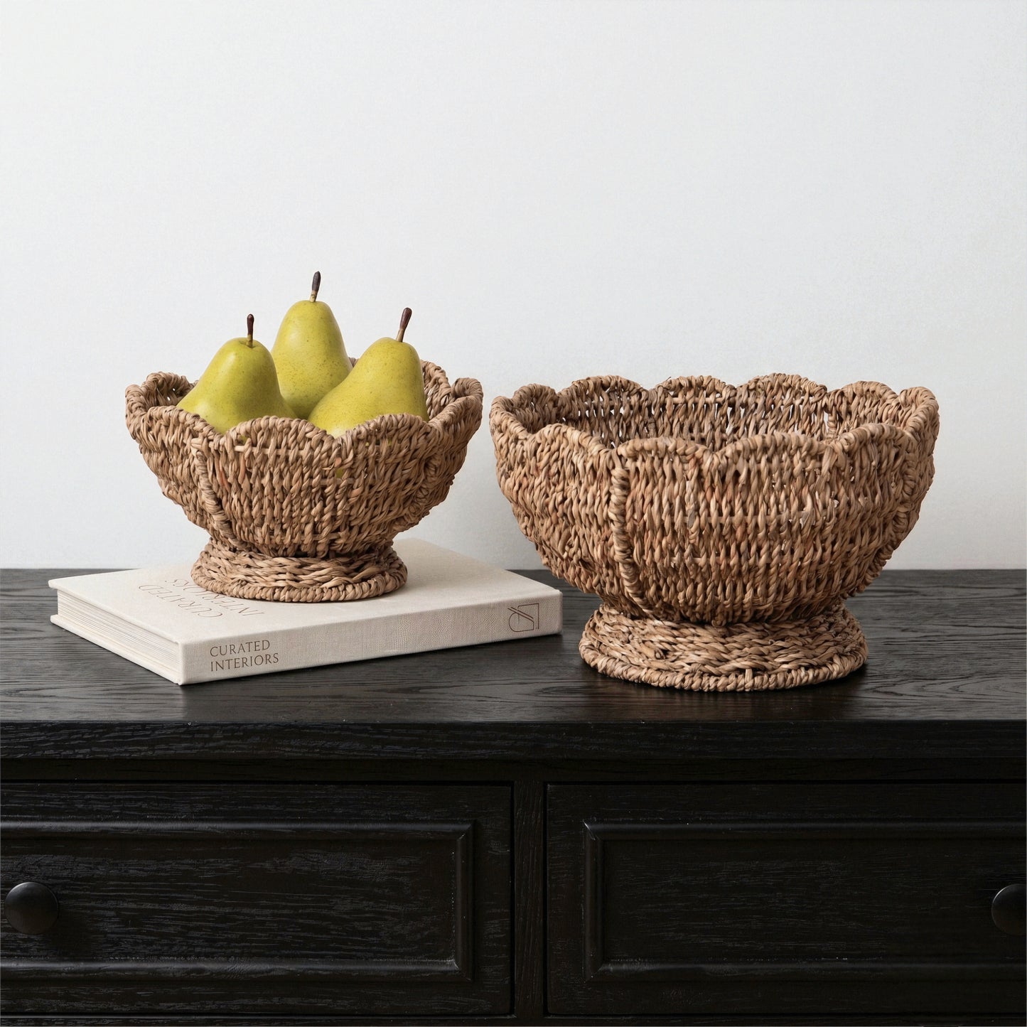 Scalloped Seagrass Bowl