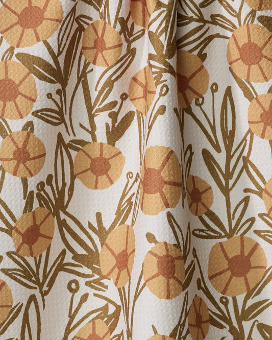 Sunflower Fields Tea Towel