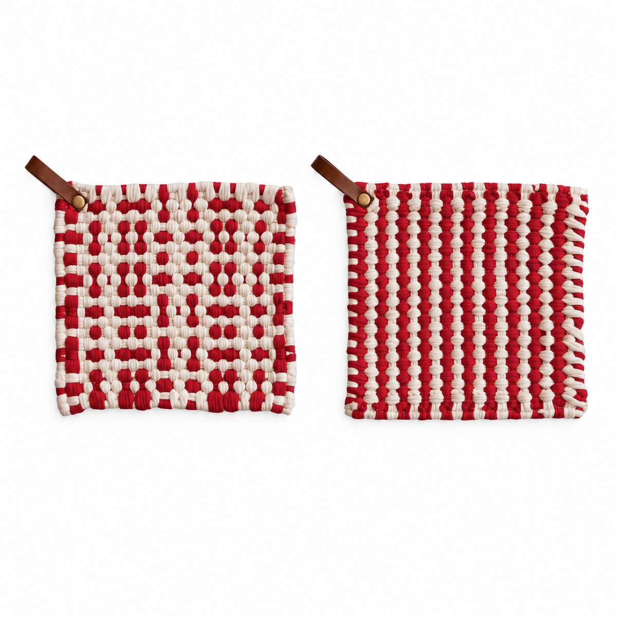 Red Crocheted Holiday Pot Holder
