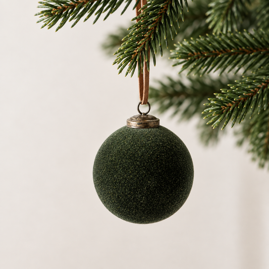 Moss Velvet Ornament