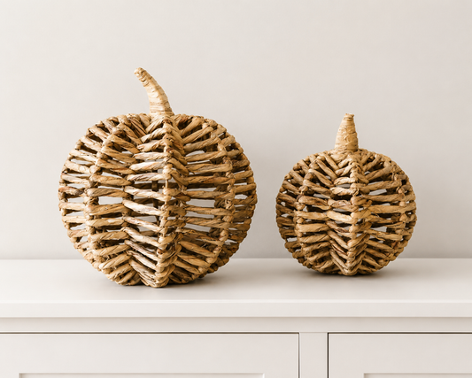Woven Hyacinth Pumpkin