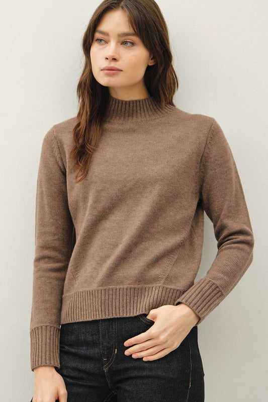 Classic Mock Neck Sweater