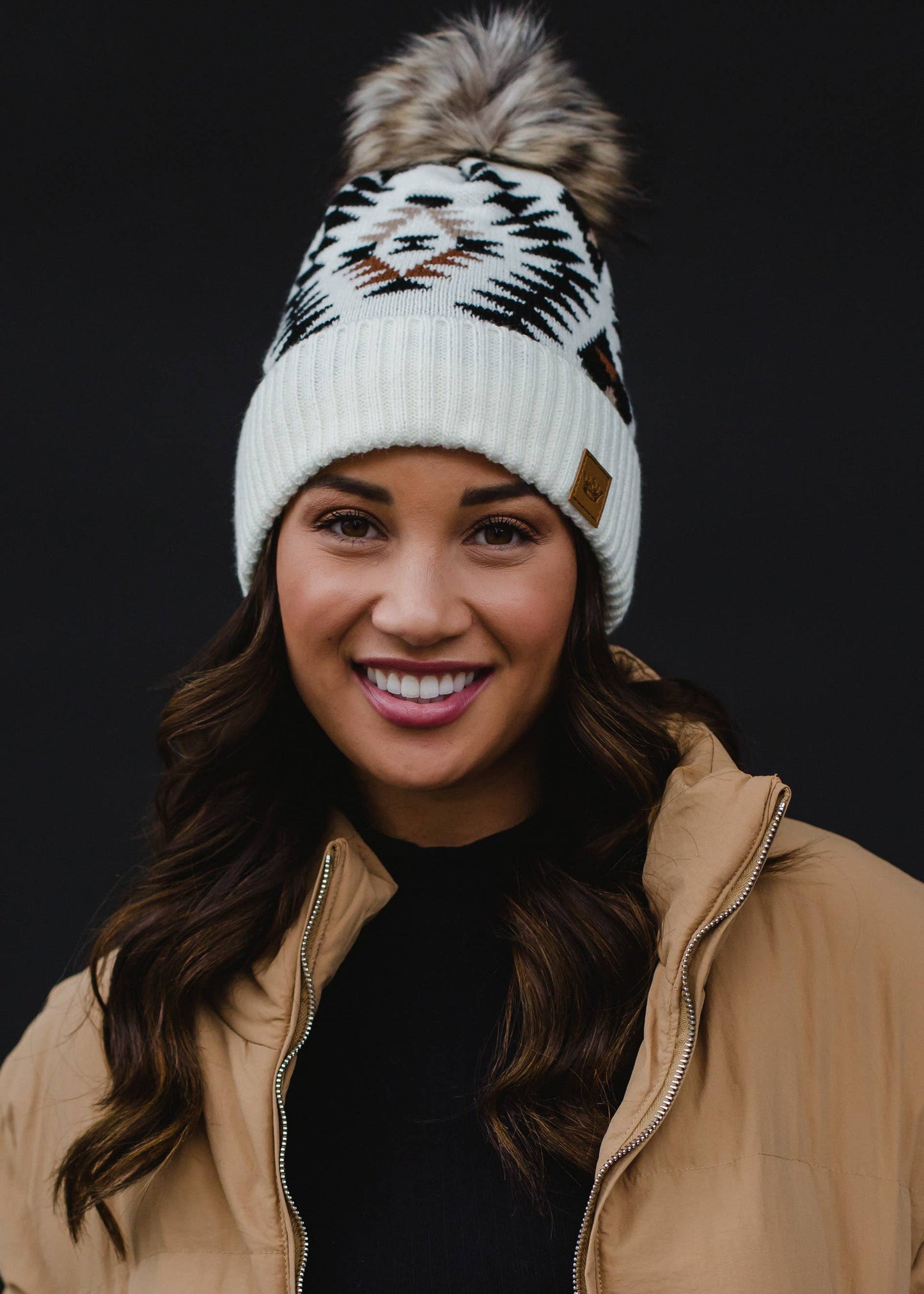 Black & Rust Tribal Hat