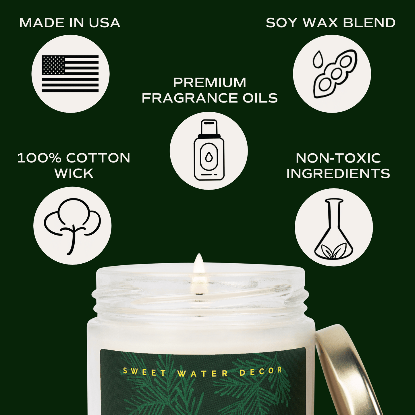 Christmas Tree Soy Candle
