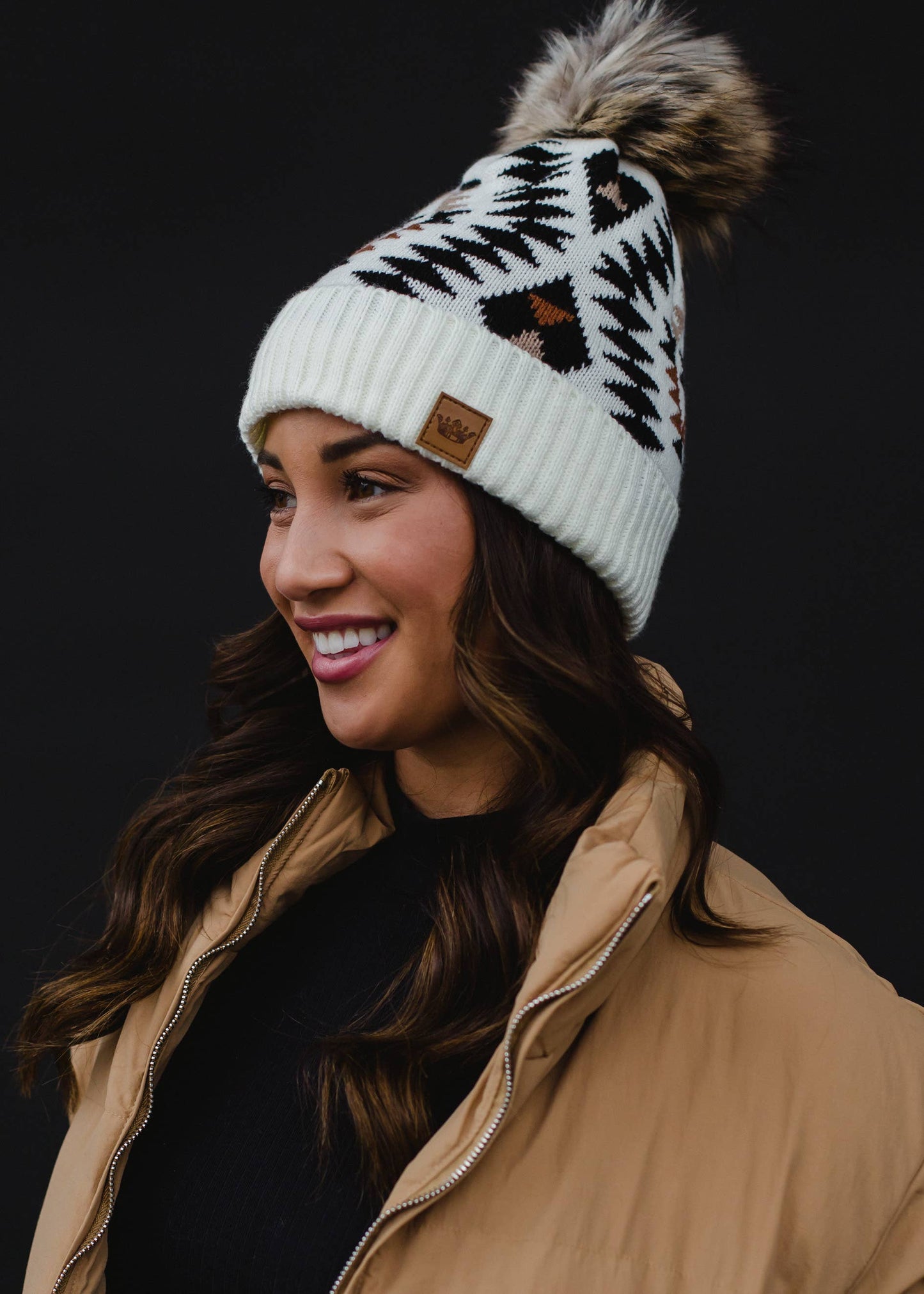 Black & Rust Tribal Hat