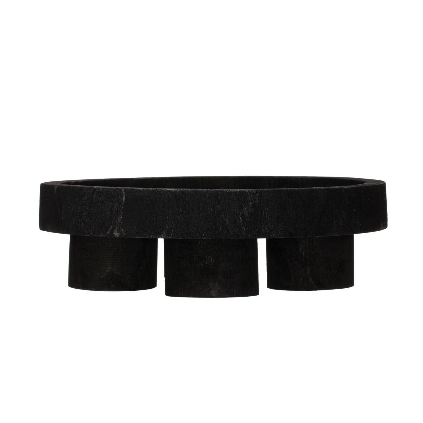 Black Paulownia Wood Tray