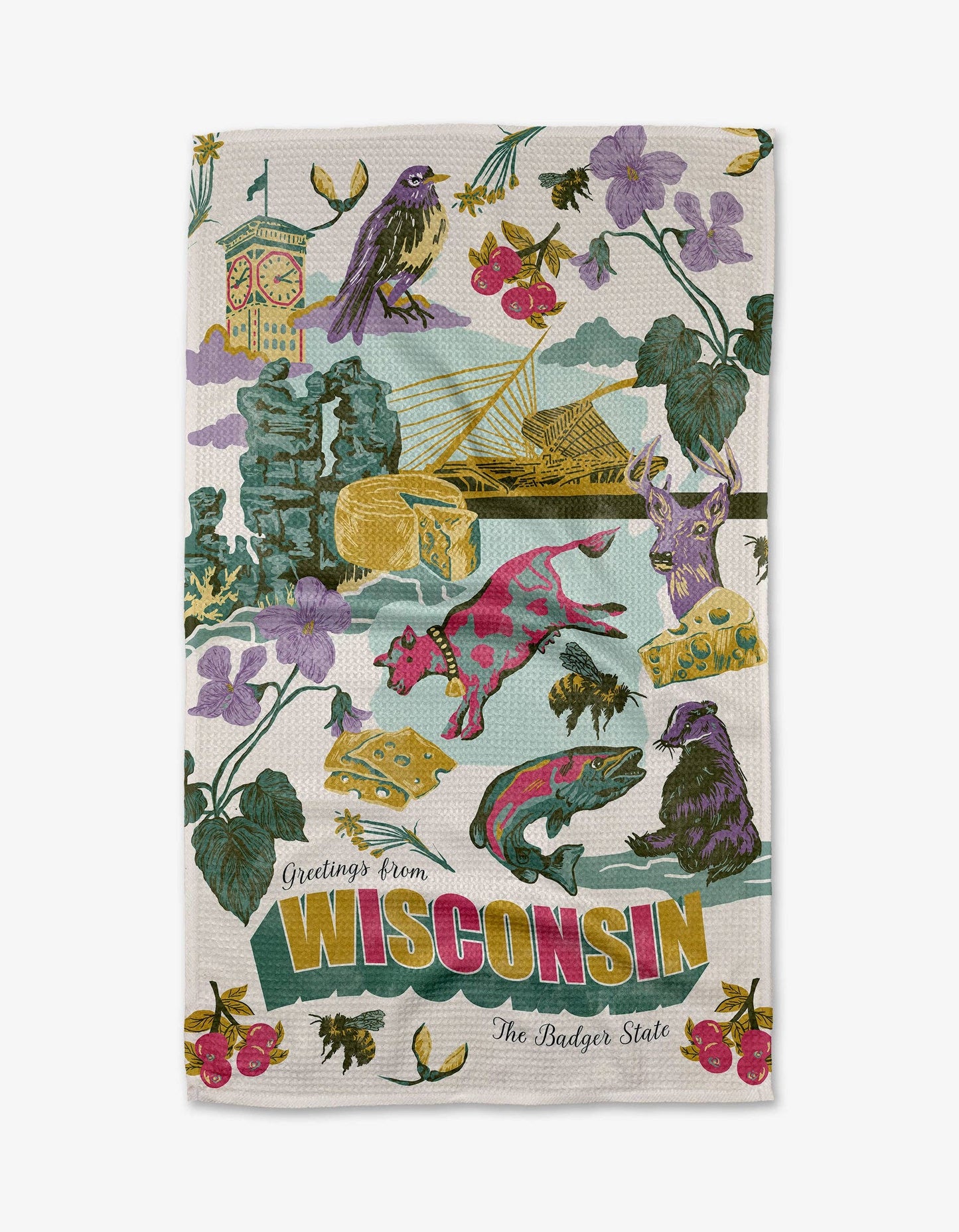 Geometry | Wisconsin Tea Towel