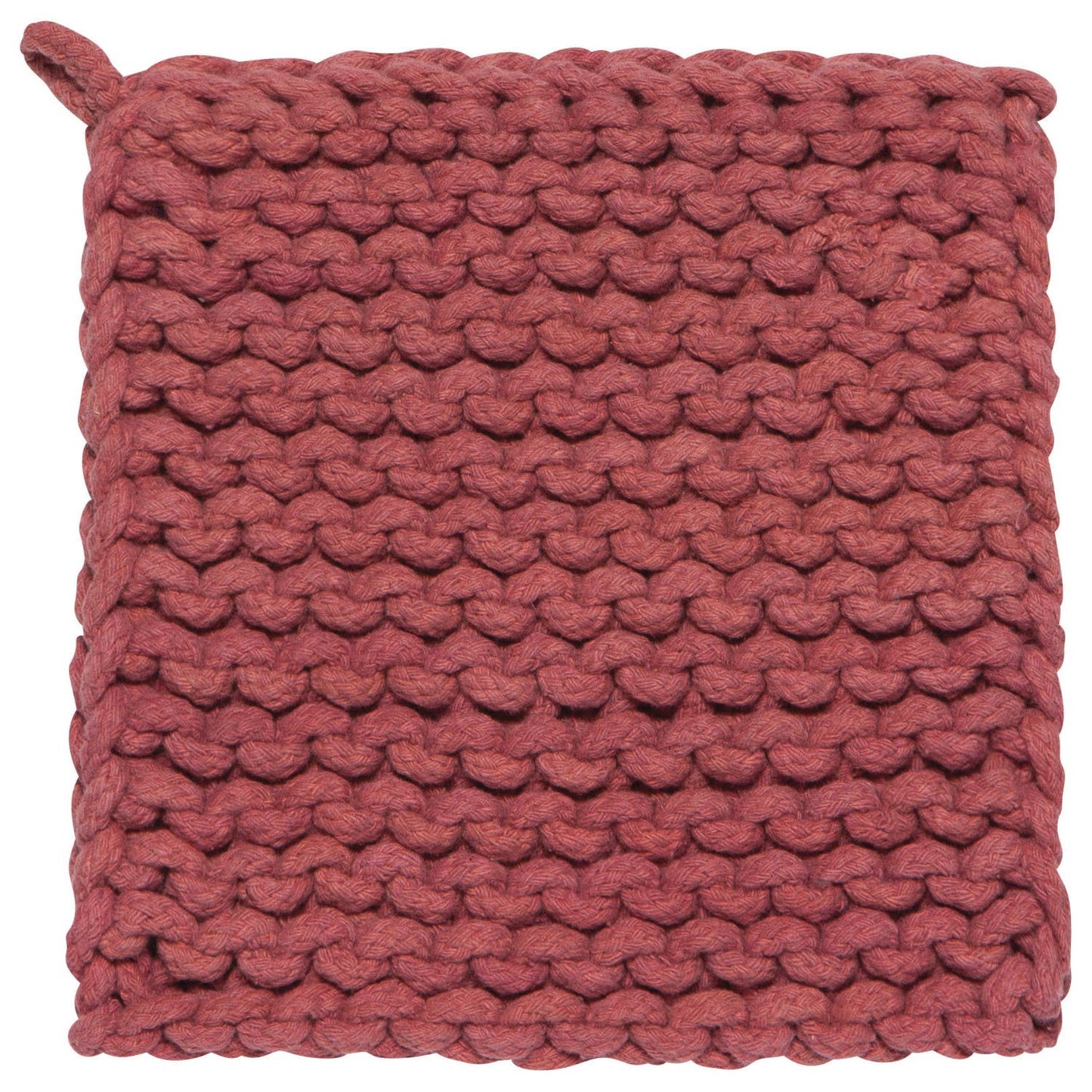 Rose Knit Potholder