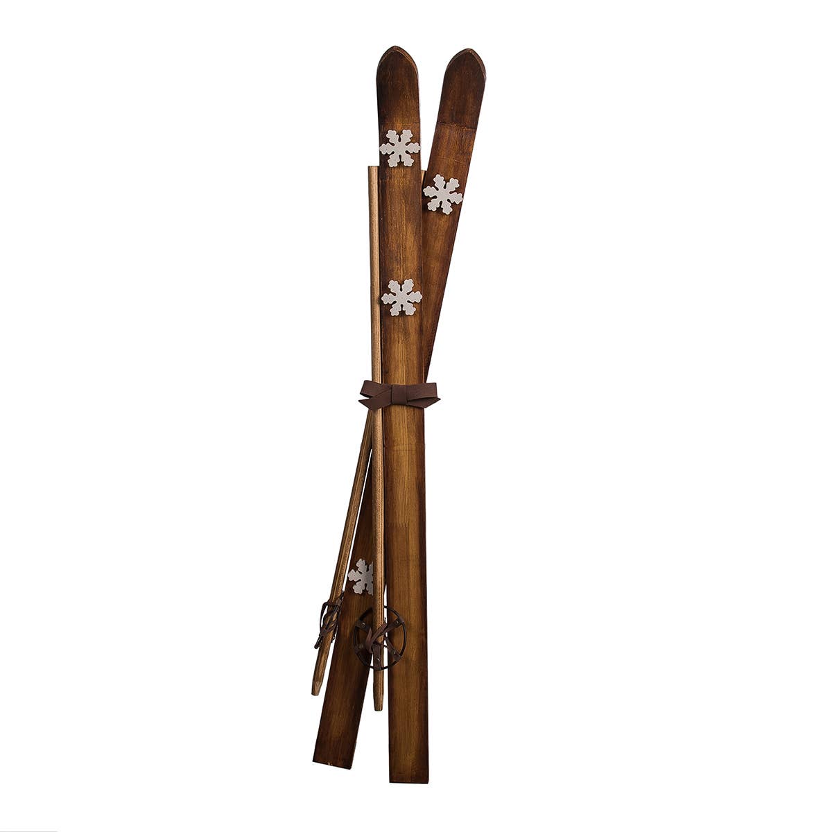 Wood Ski Decor