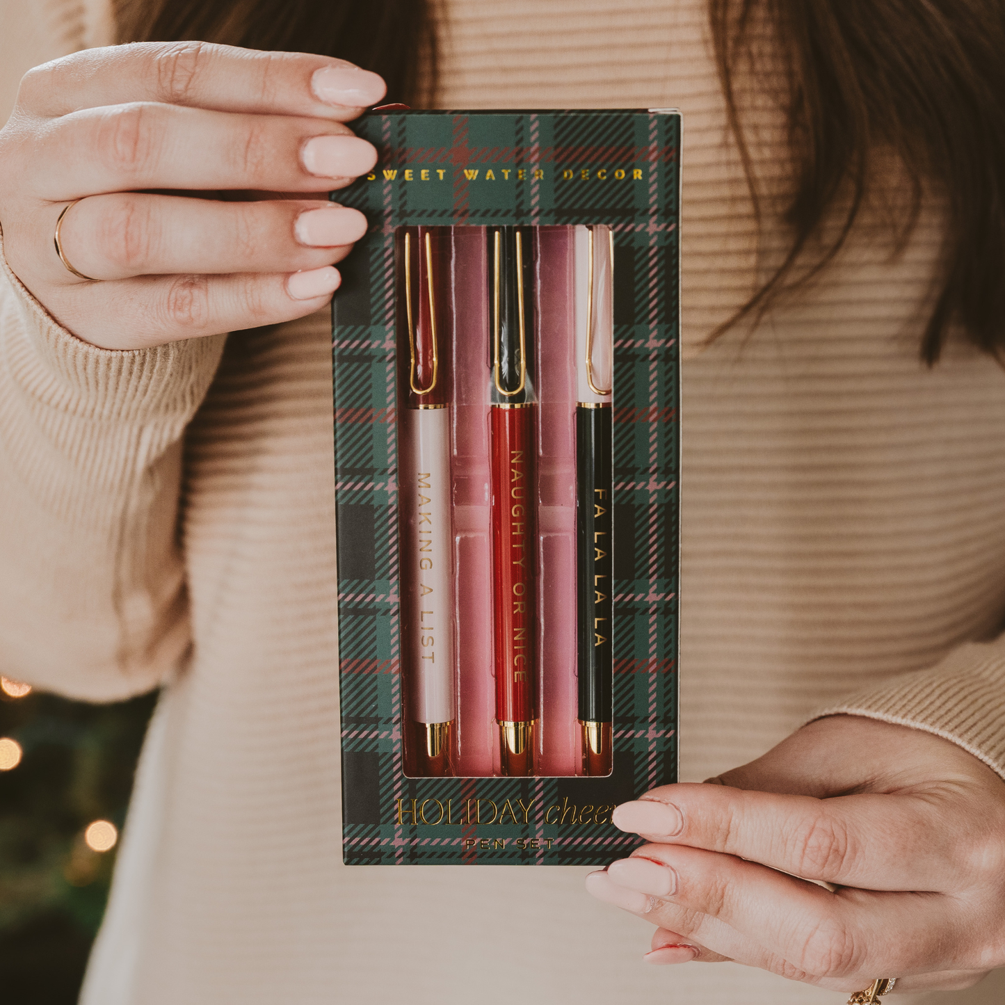 S/3 Holiday Pens