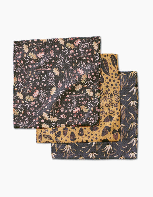 Geometry | S/3 Autumn Harvest Dishcloth Set