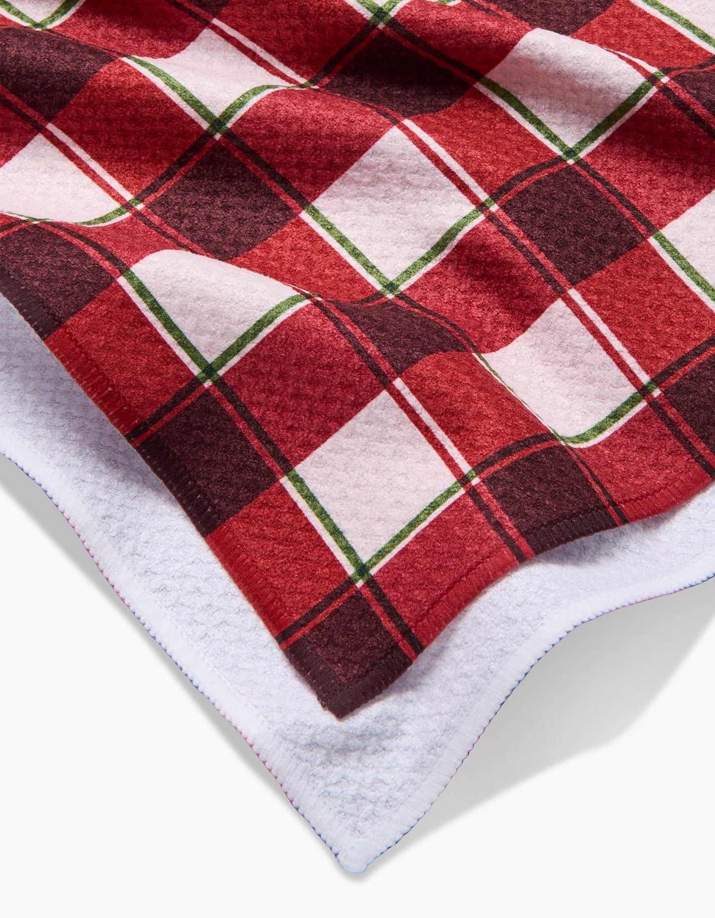Geometry | Jingle Plaid Tea Towel