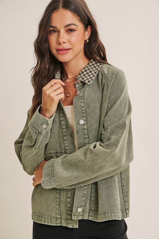 Heritage Contrast Collar Jacket