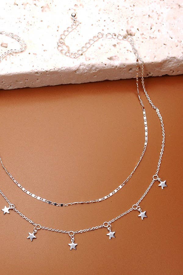 Star Drop Necklace