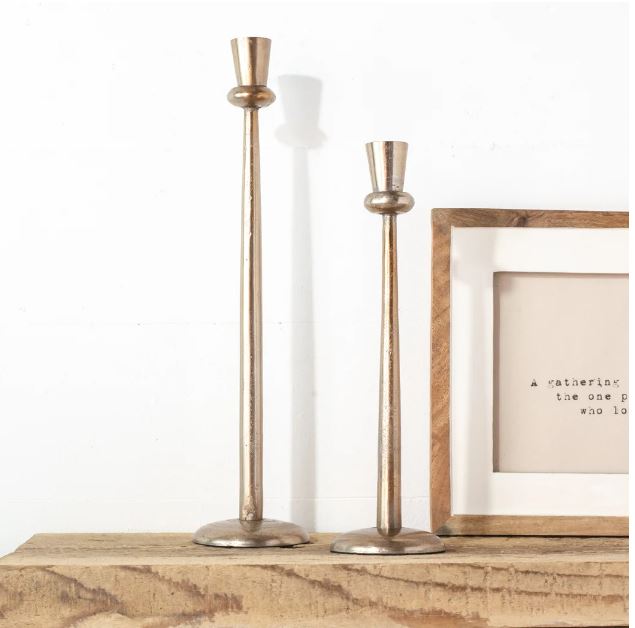 Antique Brass Candle Holder
