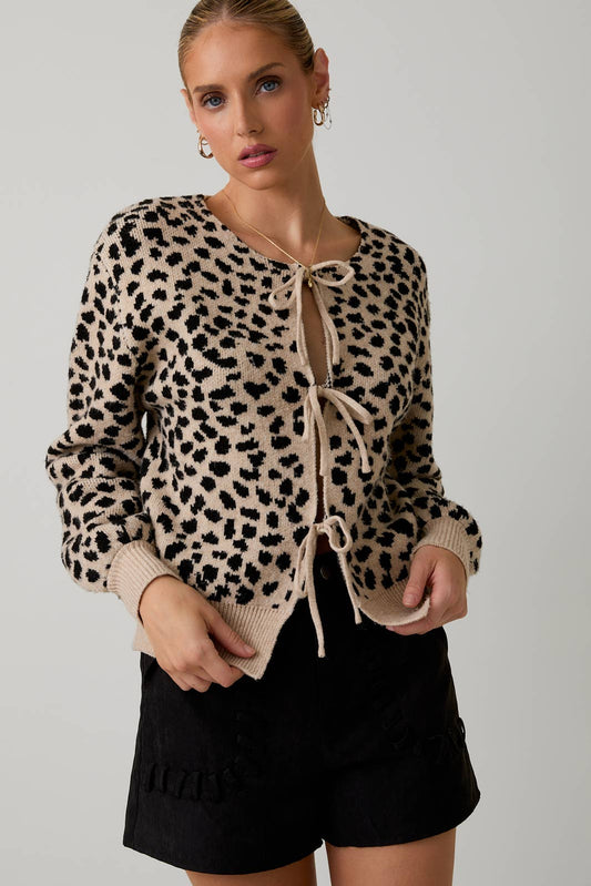 Leopard Sweater Cardigan