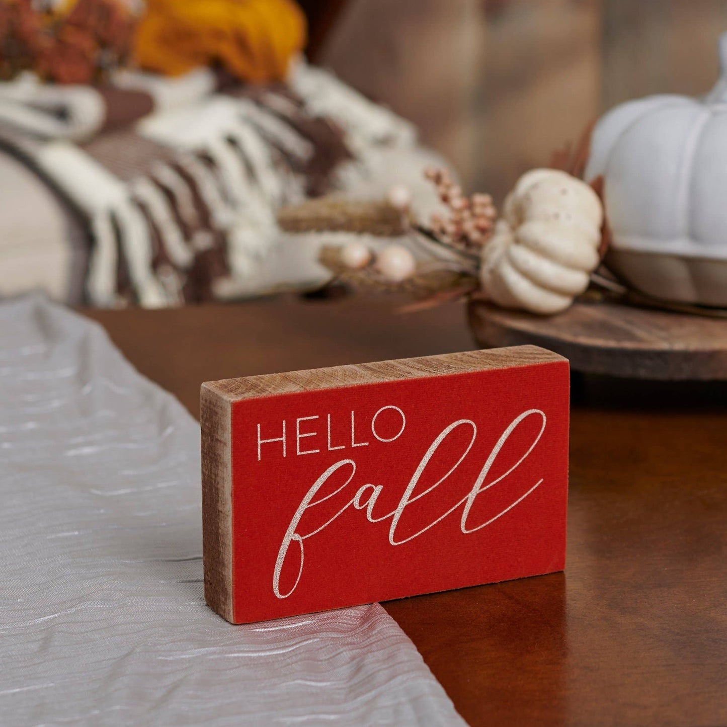 Fall Block Sign