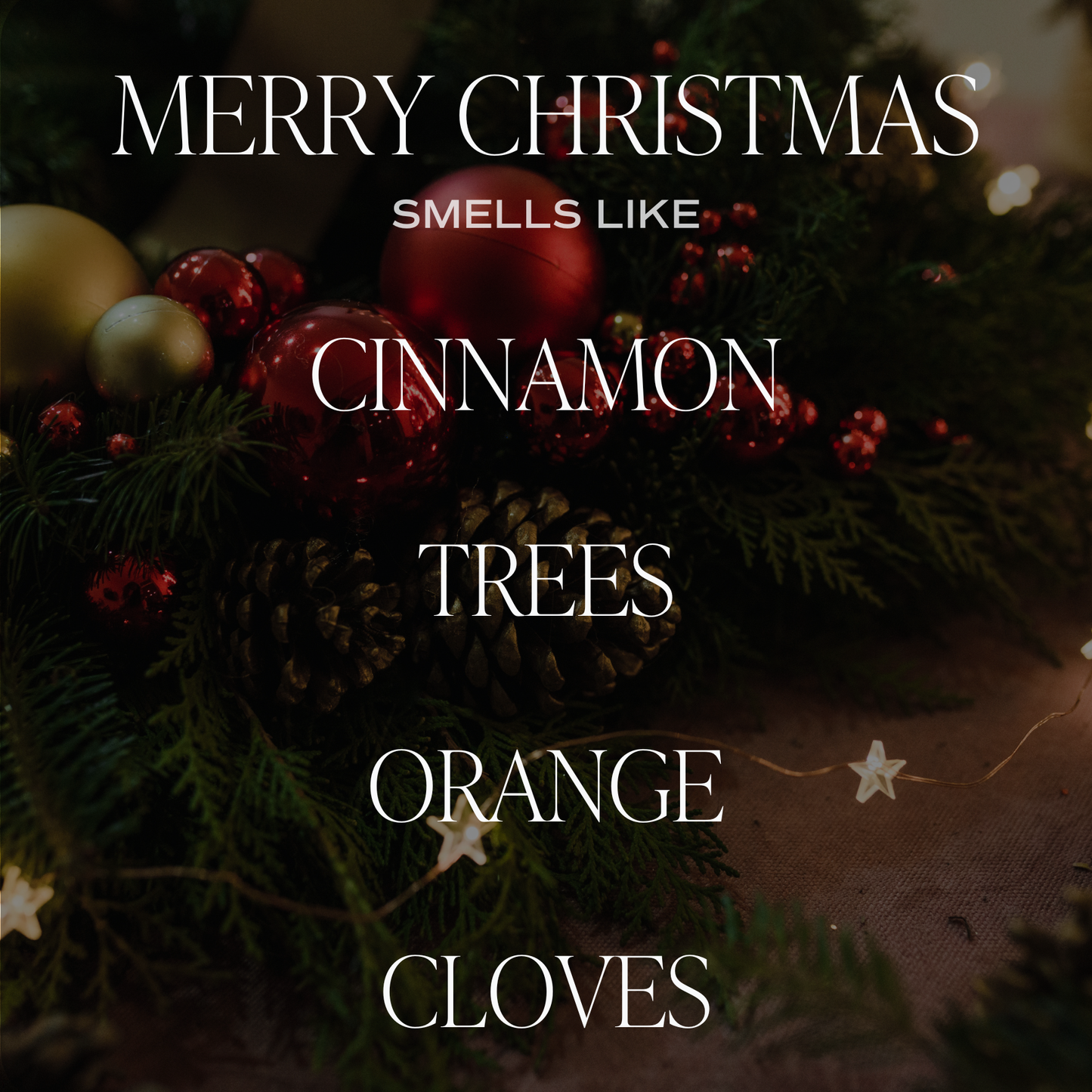 Merry Christmas Soy Candle