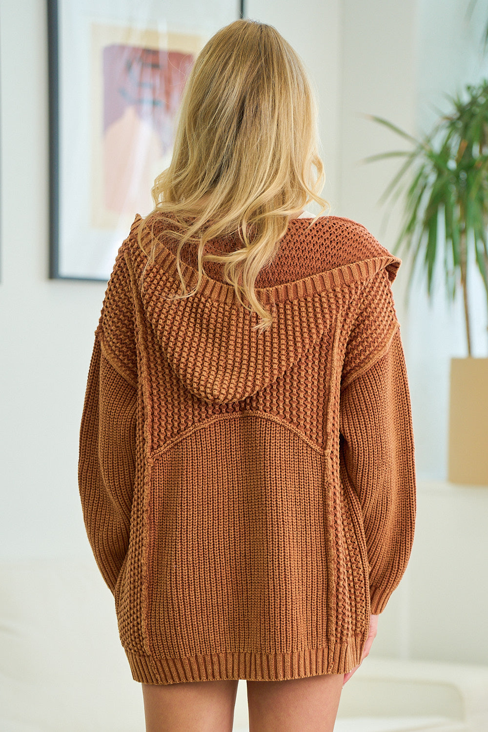 Chestnut Hooded Sweater