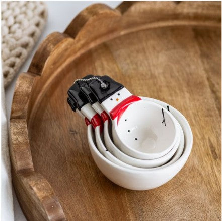 Snowman Measuring Cup Set