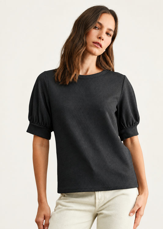 Maddy Waffle Knit Top