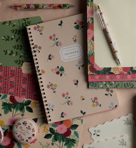 Ditsy Dahlia Notebook