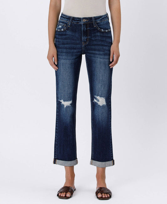 Hadley Cuff Straight Jeans