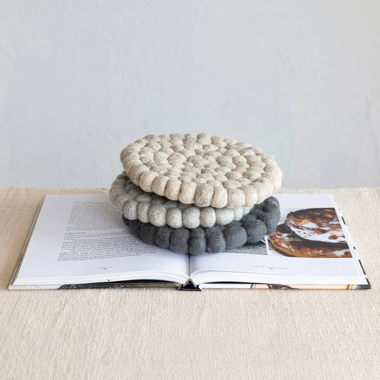 Round Wool Trivet
