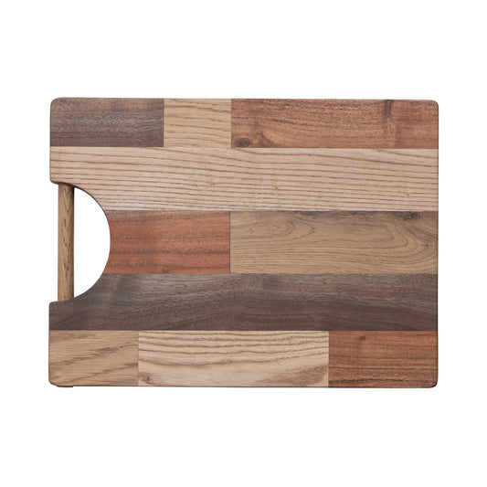 Acacia, Pine & Mango Wood End Grain Cheese/Cutting Board
