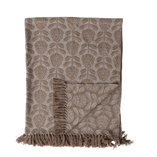 Jacquard Print Throw