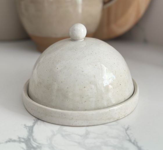 Stoneware Domed Dish