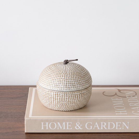 Dot Pattern Ceramic Canister