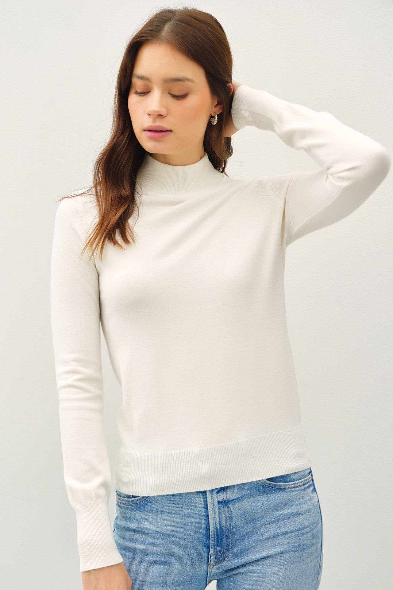 Dixie Mock Neck Sweater
