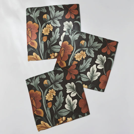 Geometry | S/3 Fall Floral Dishcloth Set