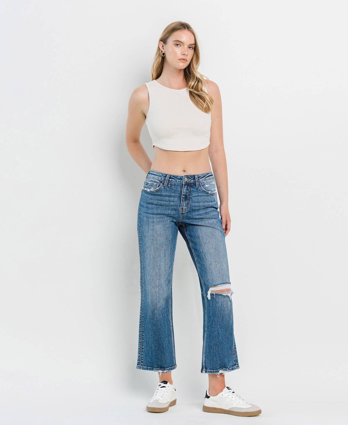 Shayna Wide Crop Jeans
