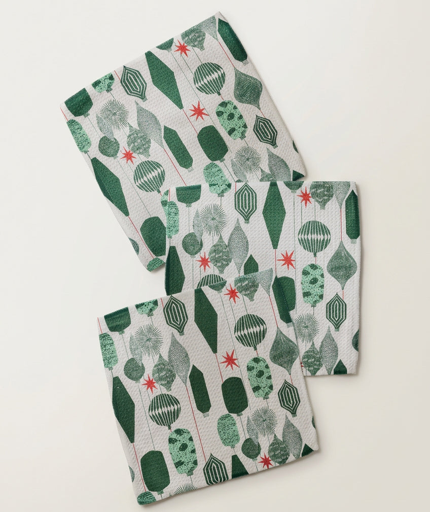 S/3 Alpine Revelry Dishcloths