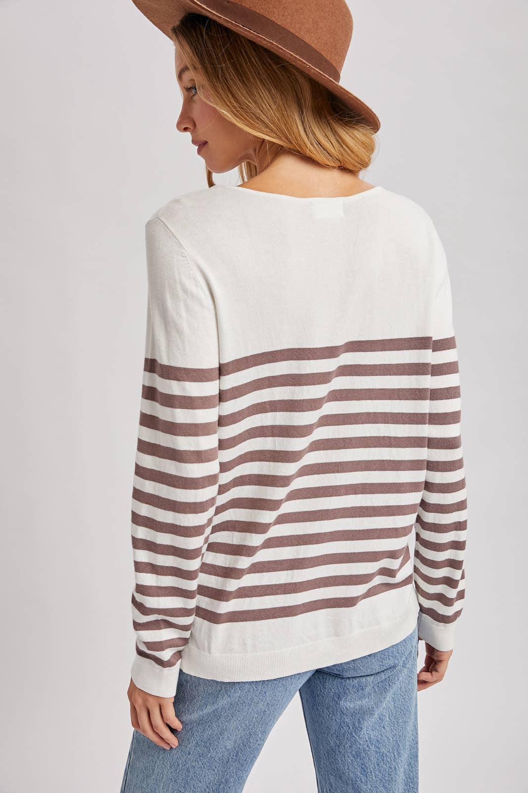 Cocoa Stripe Sweater