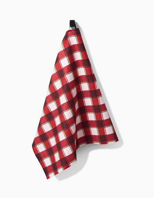 Geometry | Jingle Plaid Tea Towel
