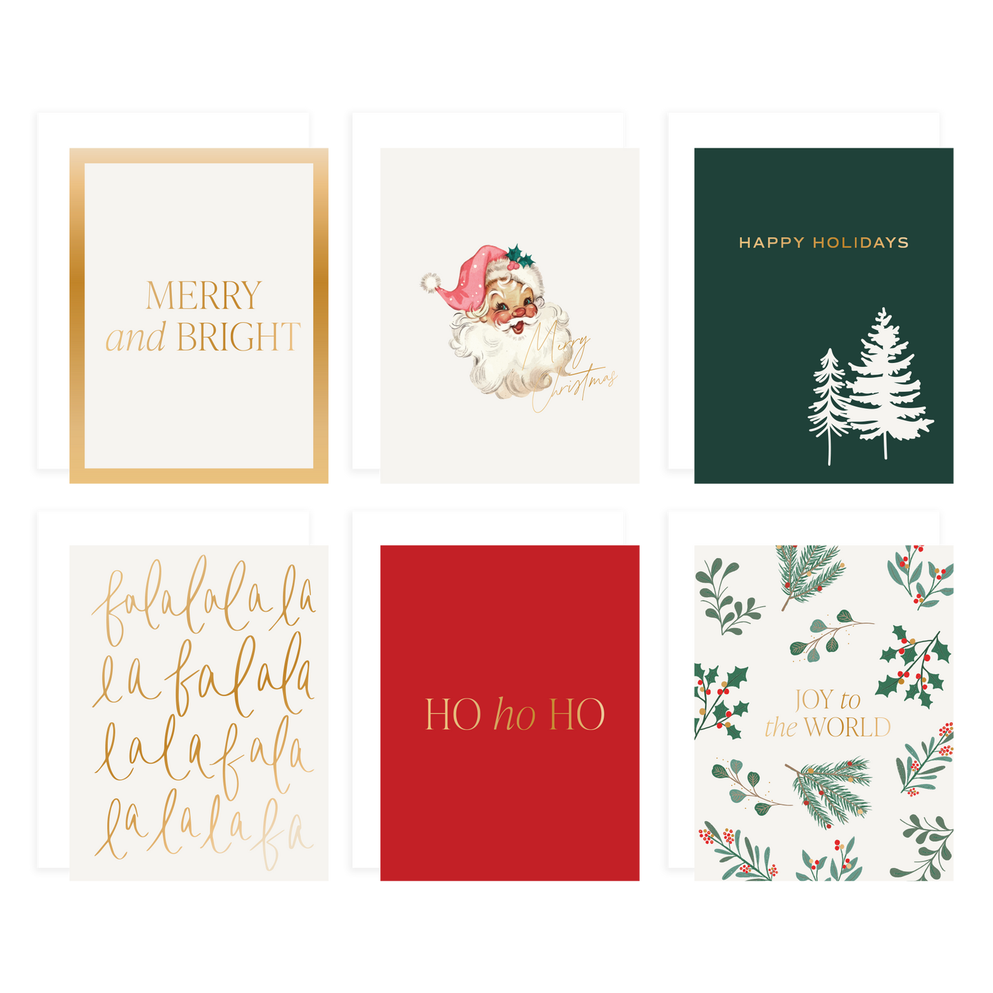 S/12 Boxed Holiday Card Set