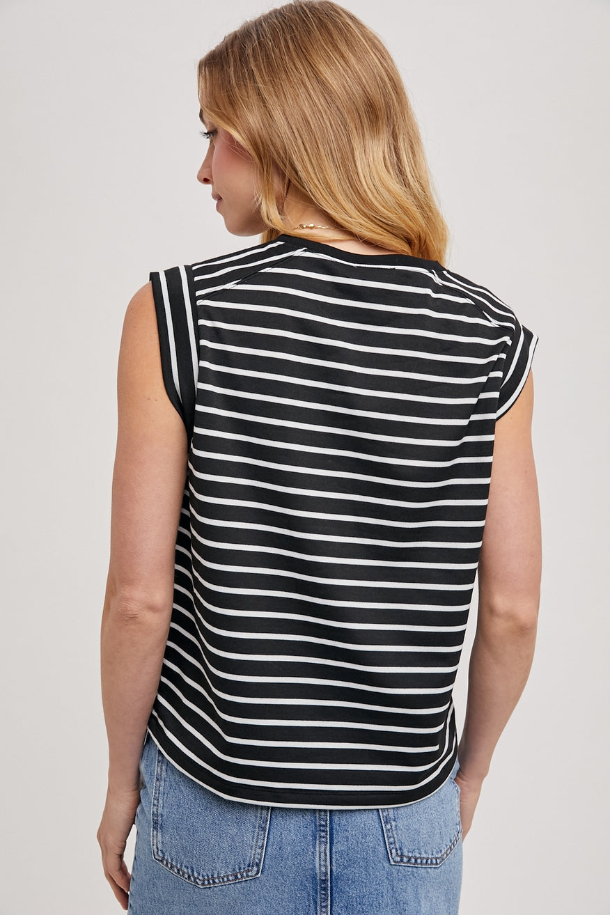 Roma Stripe Tee