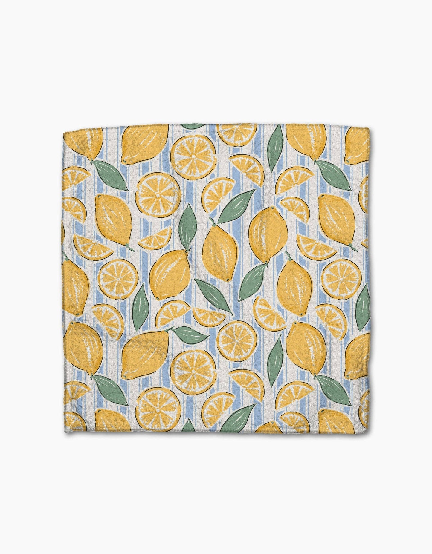 S/3 Lemon Waves Dishcloth Set