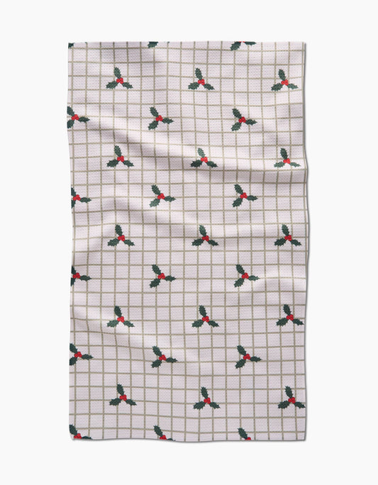 Geometry | Merry Plaid Tea Towel