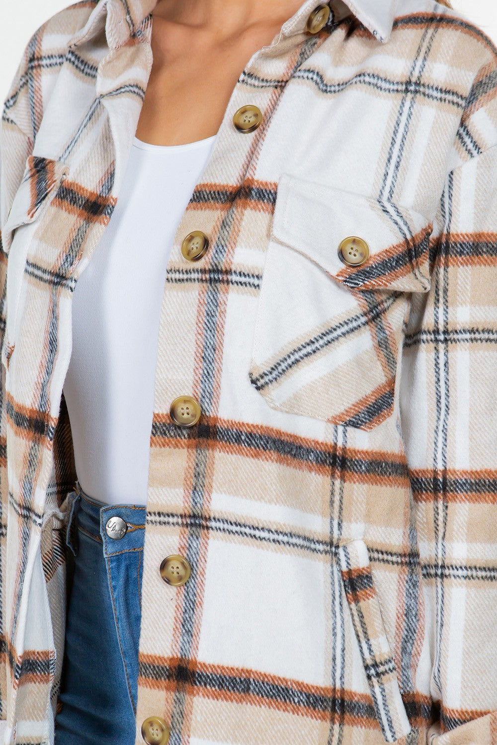 Frankie Plaid Shacket