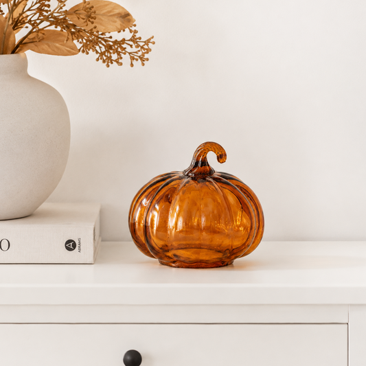 Glass Pumpkin Cloche