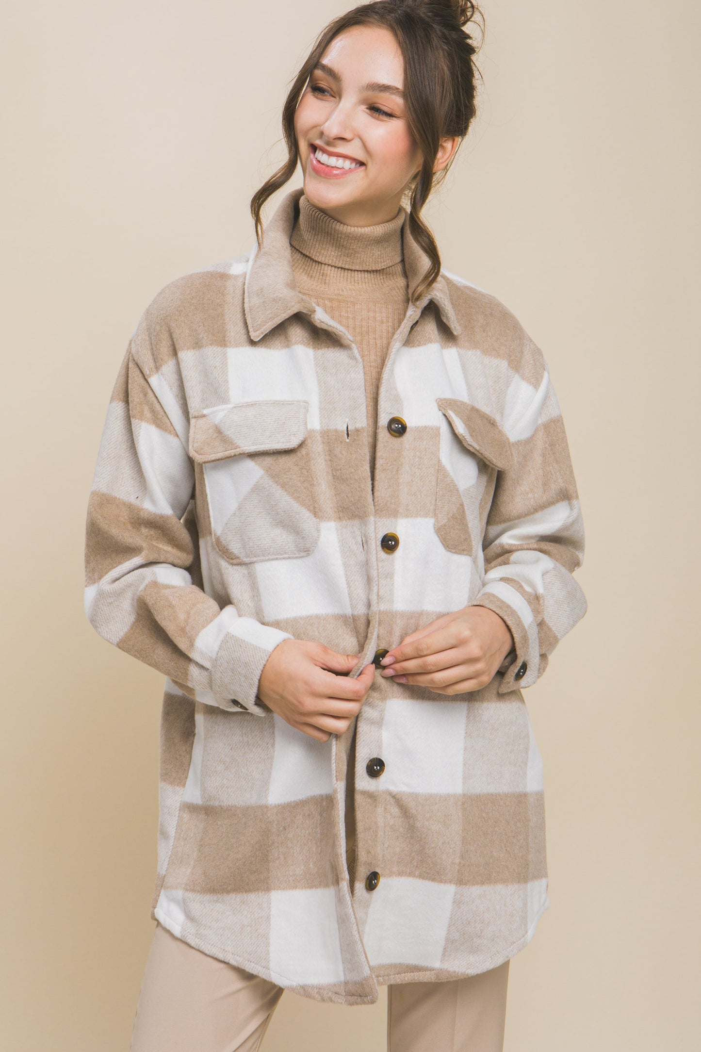 Haley Plaid Shacket