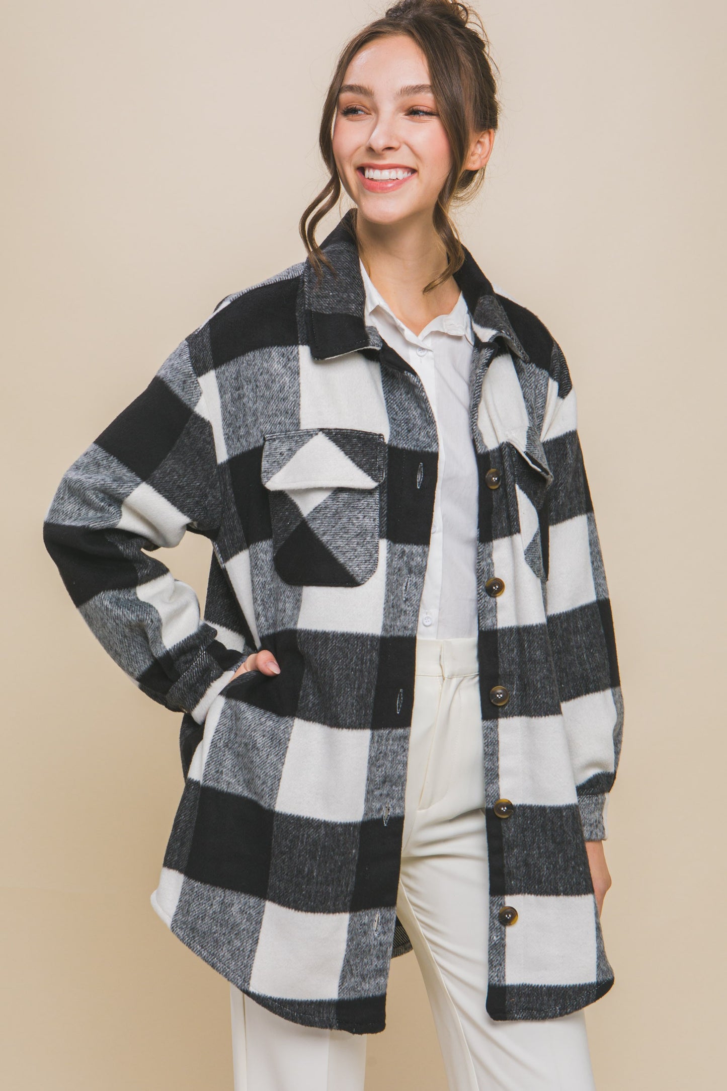 Haley Plaid Shacket