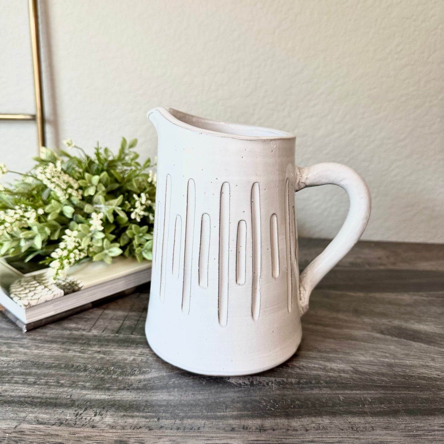 Bowie Stoneware Pitcher
